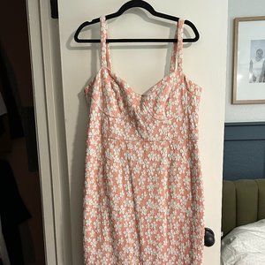 Hutch Midi Ruffle Hem Dress